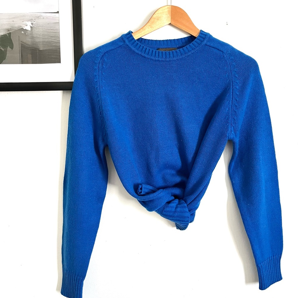 Vintage Hudson Royal Blue Crew Neck Sweater